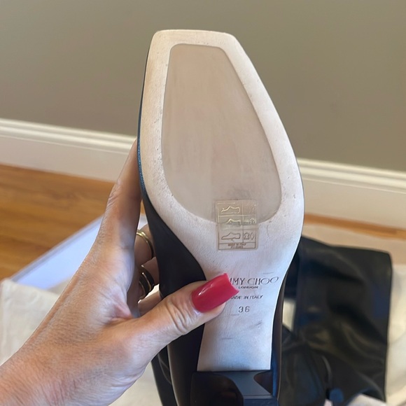 Jimmy Choo Mire 85 over knee heeled boots sz 36 - Picture 16 of 16